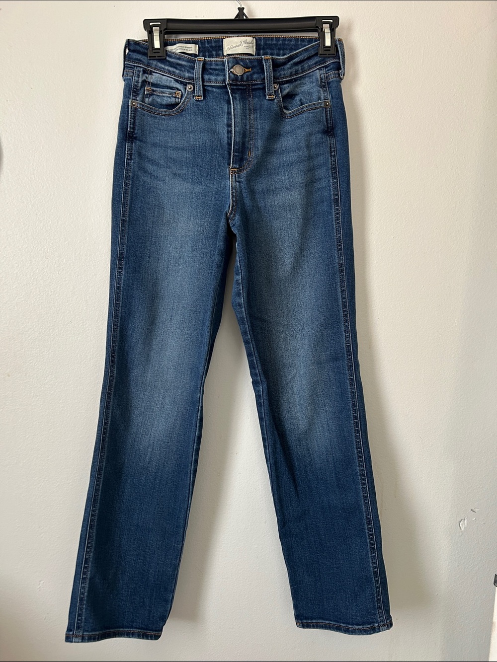Universal Thread High Rise Everyday Straight Jeans Blue Wash 6R